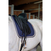 EQUITHÈME Tapis de Selle Softy Dressage Marin