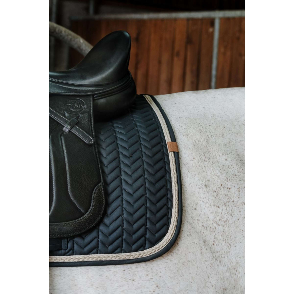 EQUITHÈME Tapis de Selle Softy Dressage Vert Foncé