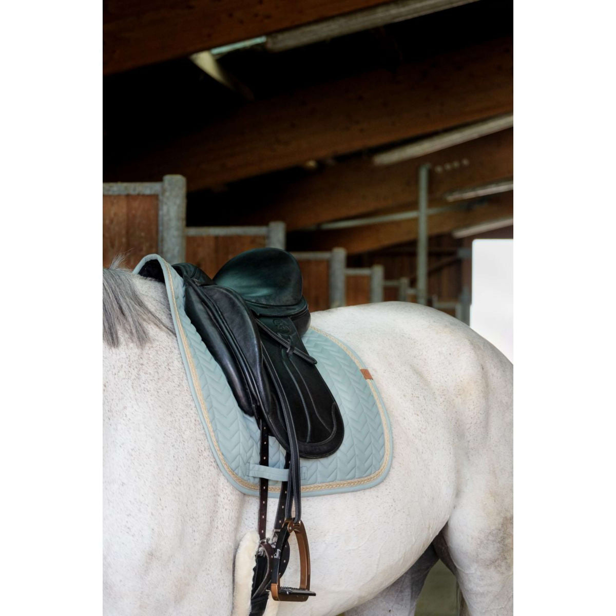 EQUITHÈME Tapis de Selle Softy Dressage Vert clair