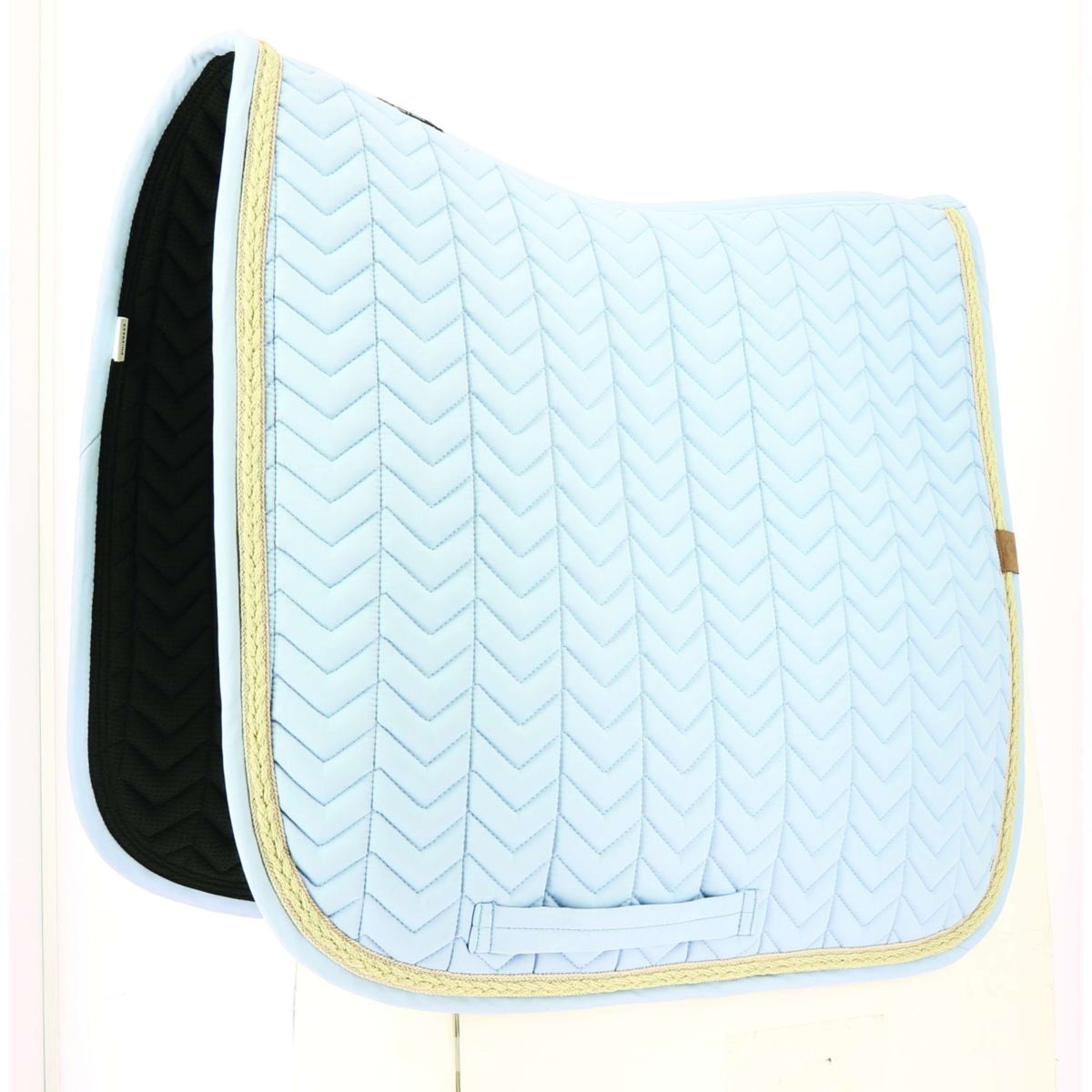 EQUITHÈME Tapis de Selle Softy Dressage Bleu clair