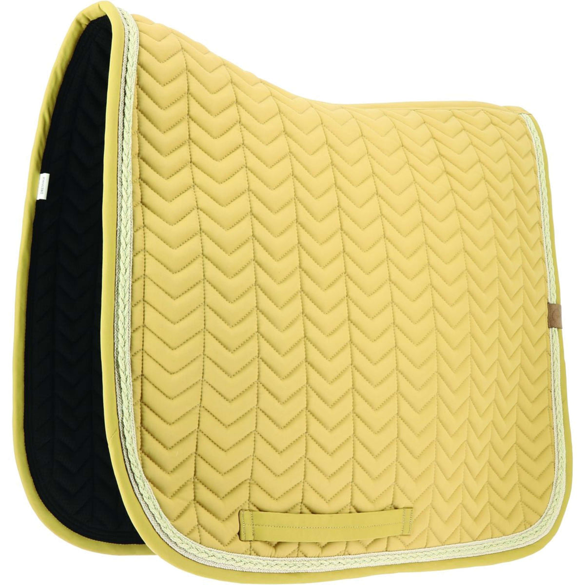 EQUITHÈME Tapis de Selle Softy Dressage Moutarde