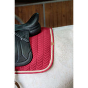 EQUITHÈME Tapis de Selle Softy Dressage Bordeaux