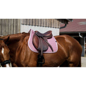 EQUITHÈME Tapis de Selle Spring de Saut Rose