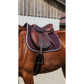 EQUITHÈME Tapis de Selle Spring de Saut Bordeaux