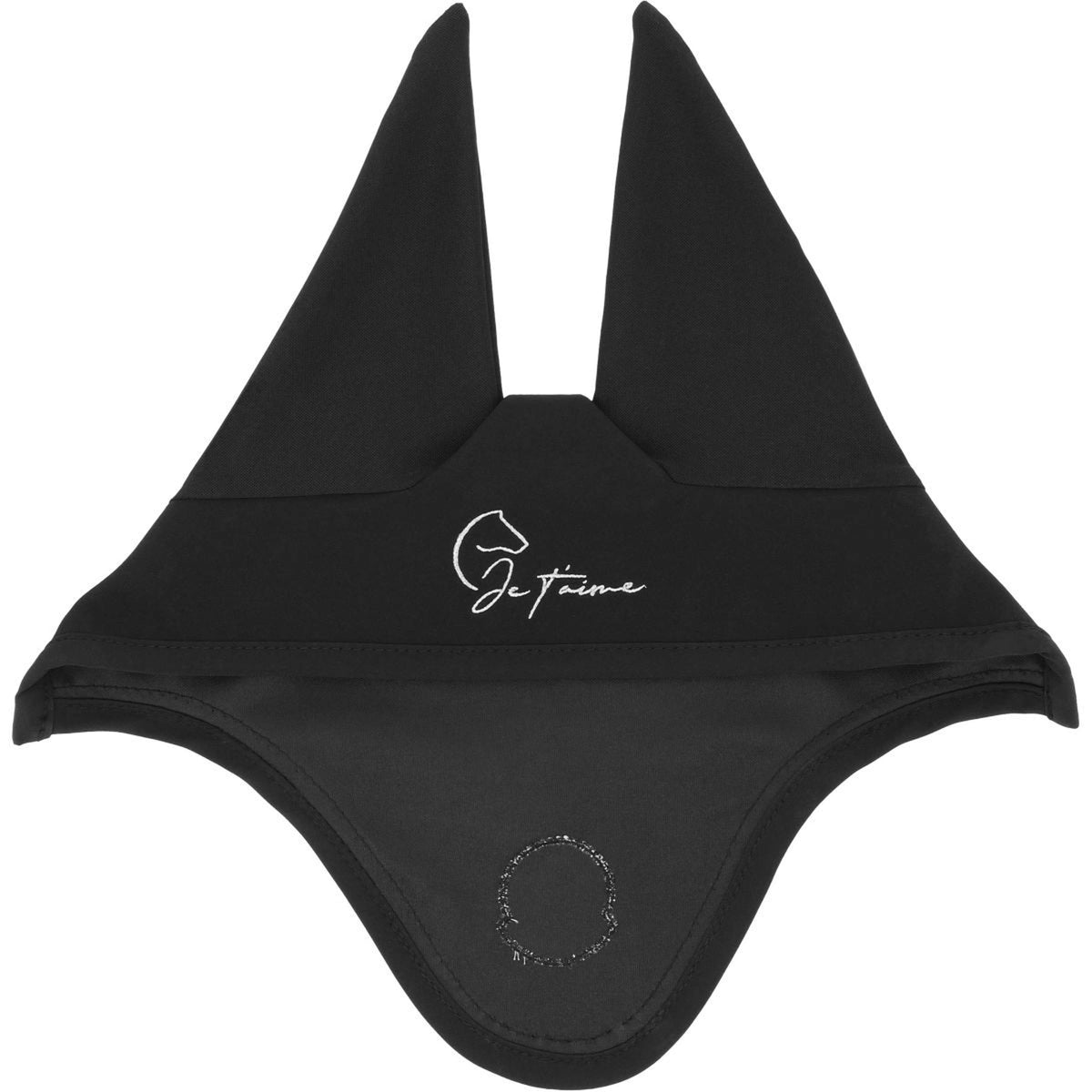 EQUITHÈME Bonnet Anti-Mouches Je Taime Origin Noir