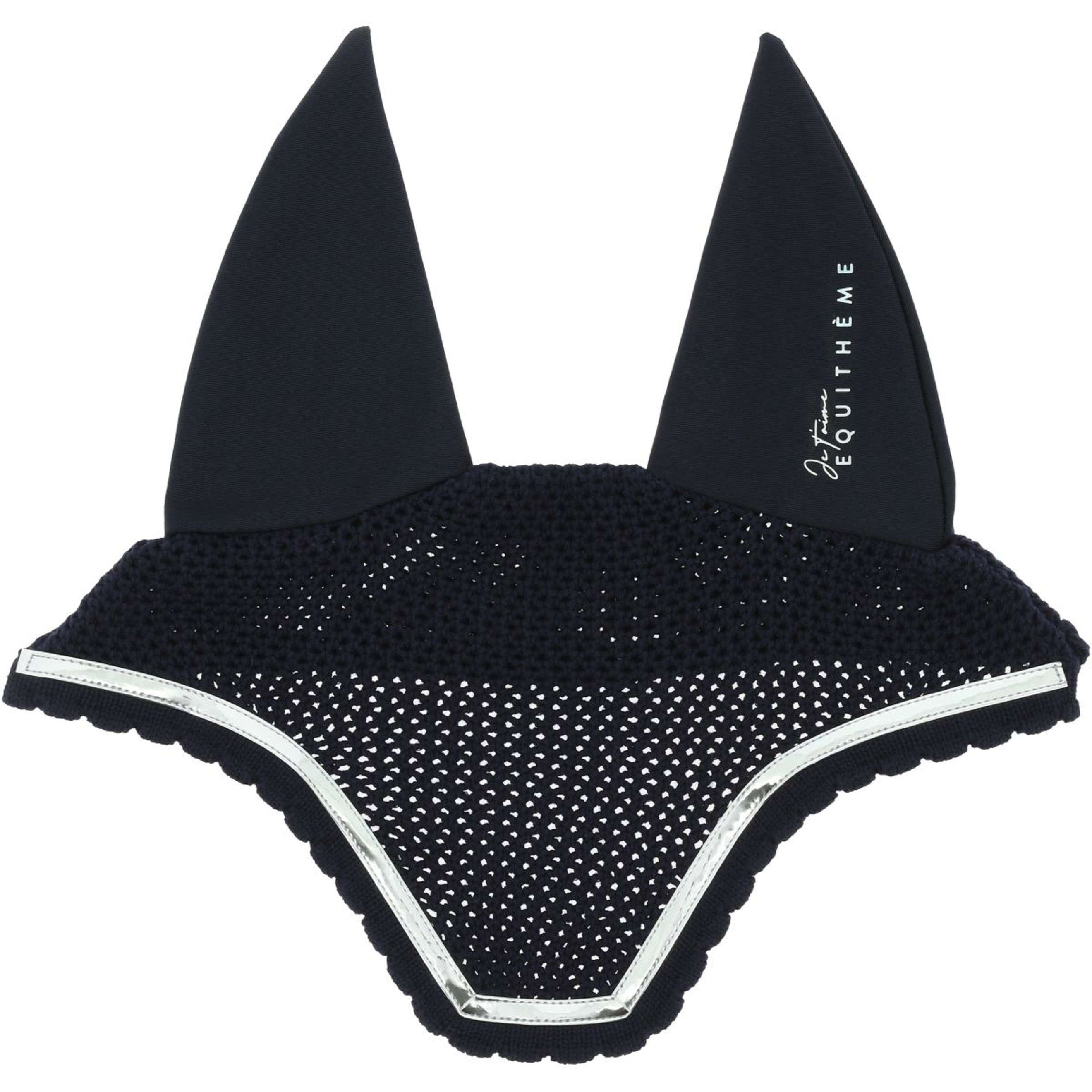 EQUITHÈME Bonnet Anti-Mouches Je Taime Mirror Bleu