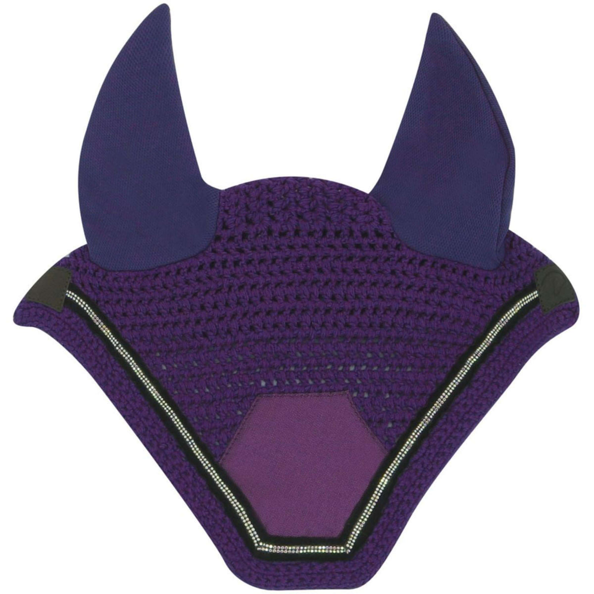 EQUITHÈME Bonnet Anti-Mouches Domino Violet