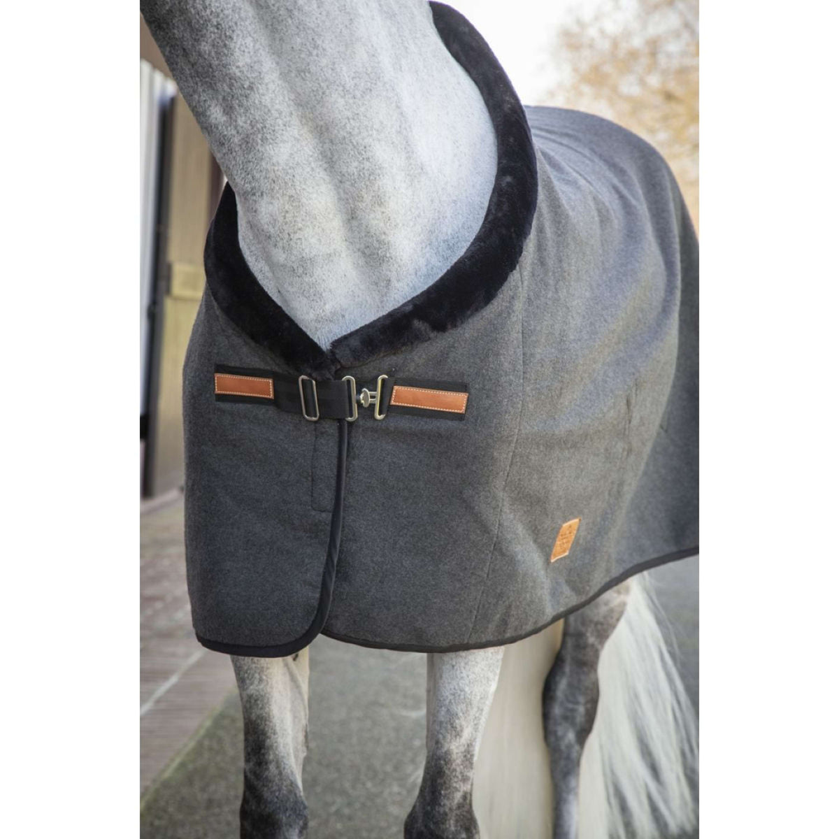 Paddock Couverture Wool Gris