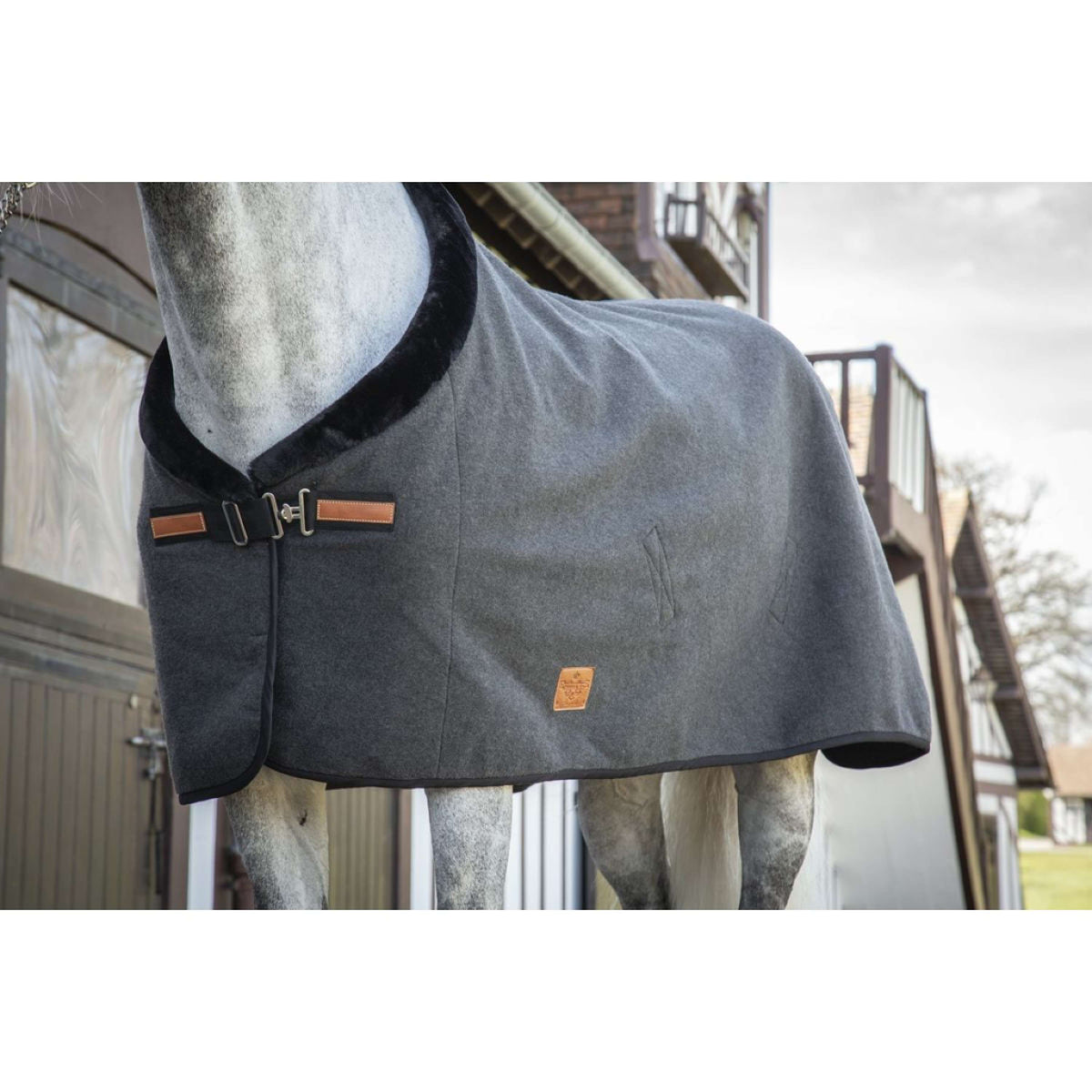 Paddock Couverture Wool Gris