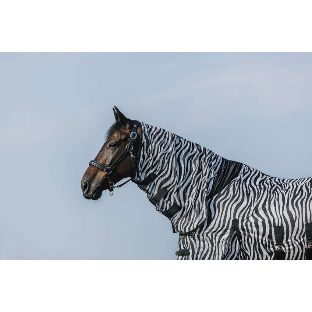 Riding World Couverture Anti-Mouches Belly Mesh Combo Zebra