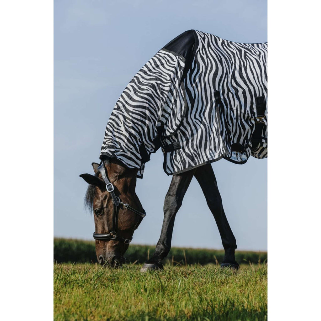 Riding World Couverture Anti-Mouches Belly Mesh Combo Zebra