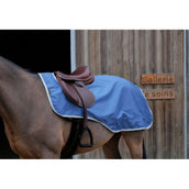 EQUITHÈME Couvre-reins Tyrex 600D Recyclé Fleece Bleu