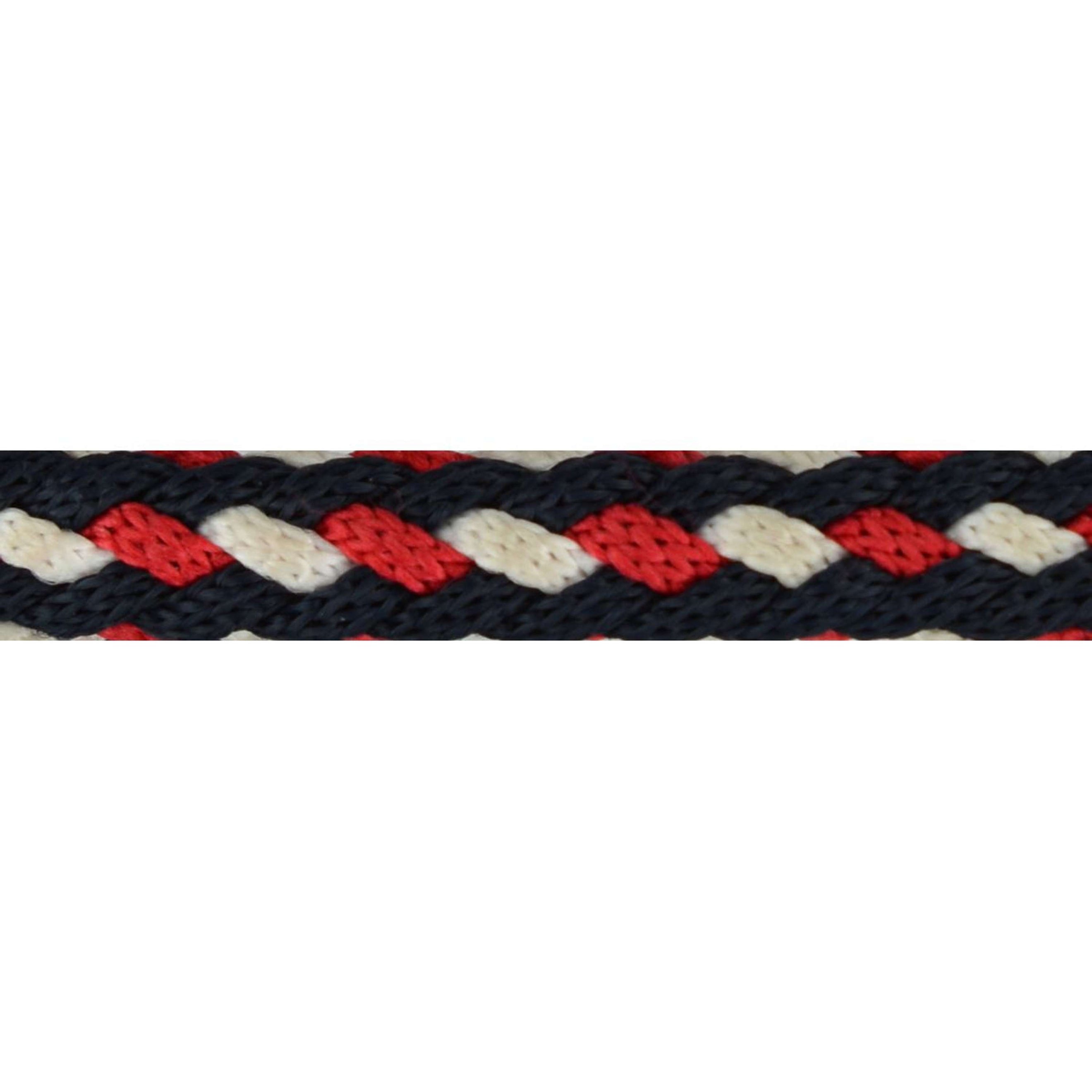 Norton Corde pour Licol Tricolore Marine/Rouge/Blanc
