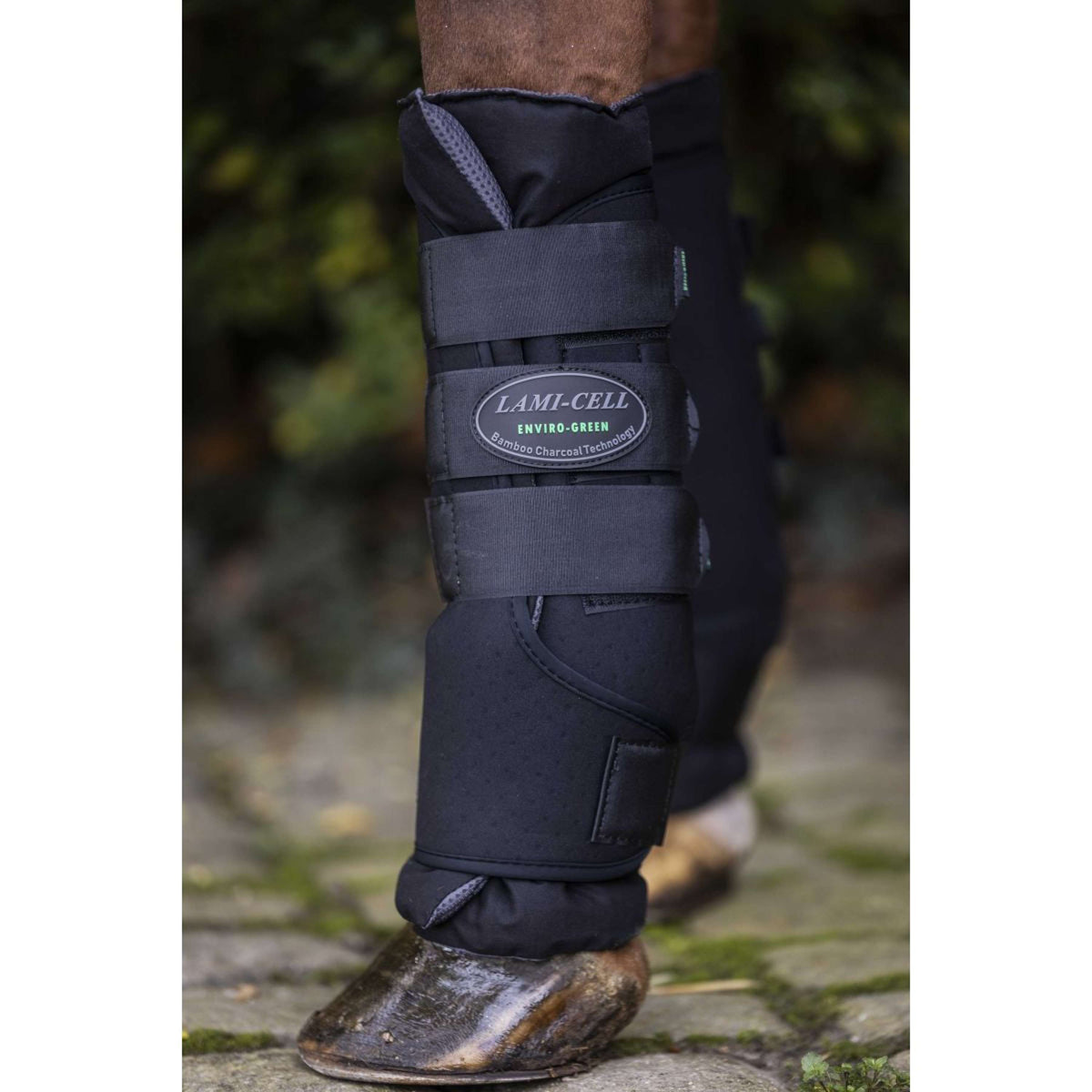Lami-Cell Guêtres d'écurie Bamboo Noir
