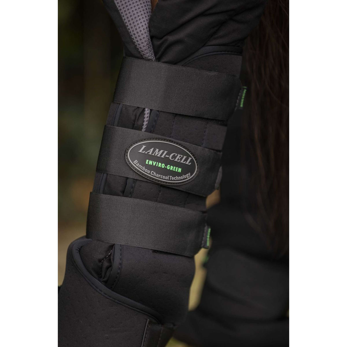 Lami-Cell Guêtres d'écurie Bamboo Noir
