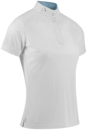 EQUITHÈME Polo Betty Mesh Femme Blanc