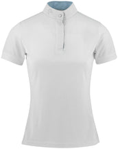 EQUITHÈME Polo Betty Mesh Femme Blanc