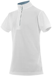 EQUITHÈME Polo Betty Mesh Kids Blanc