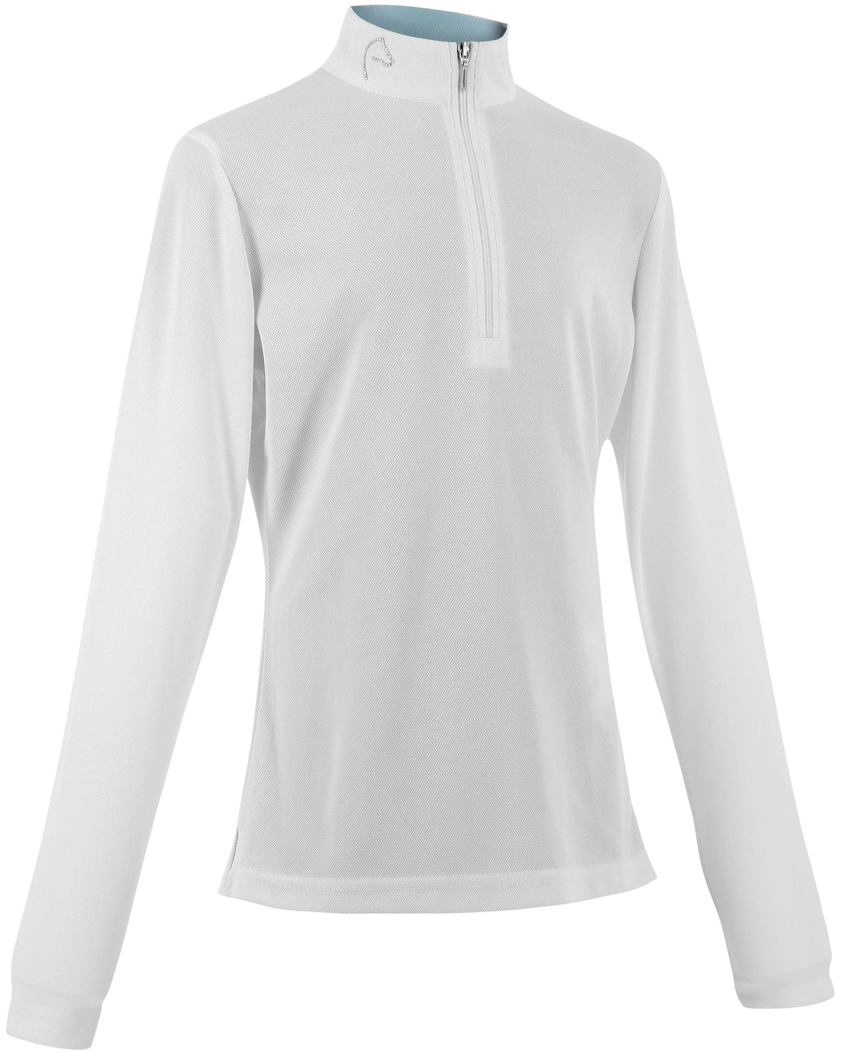 EQUITHÈME Polo Byffy Mesh Femme Blanc