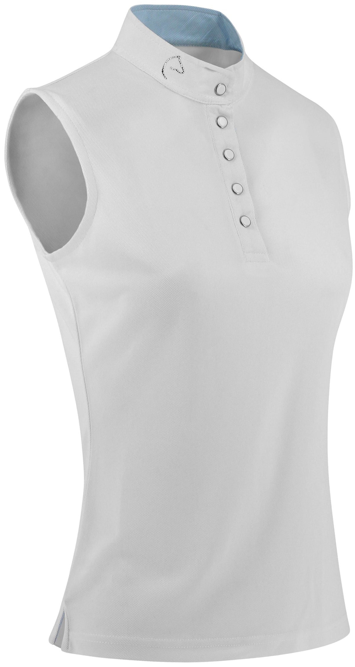 EQUITHÈME Polo Molly Mesh Femme Blanc