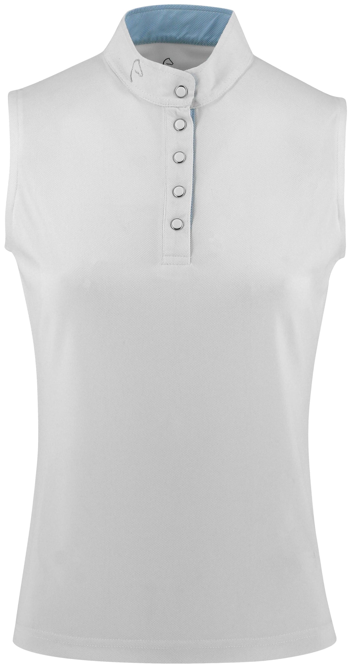 EQUITHÈME Polo Molly Mesh Femme Blanc