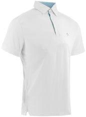 EQUITHÈME Polo Edy Mesh Hommes Blanc