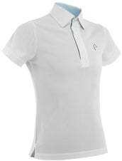 EQUITHÈME Polo Edy Mesh Kids Blanc