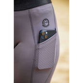 EQUITHÈME Legging d'Équitation Iris Full Grip Gris foncé