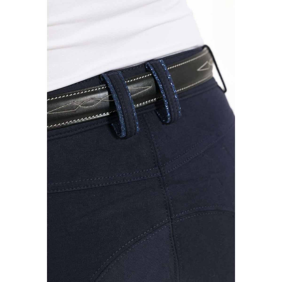 EQUITHÈME Pantalon d'Équitation Kim Organic Cotton Marin