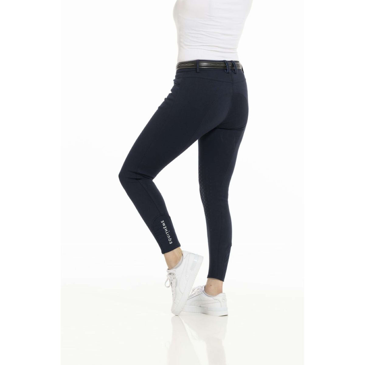 EQUITHÈME Pantalon d'Équitation Kim Organic Cotton Marin