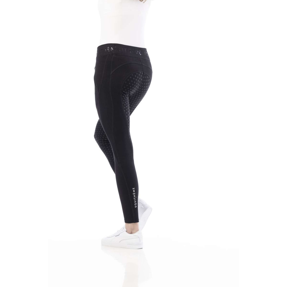 EQUITHÈME Legging d'Équitation Pamela Noir