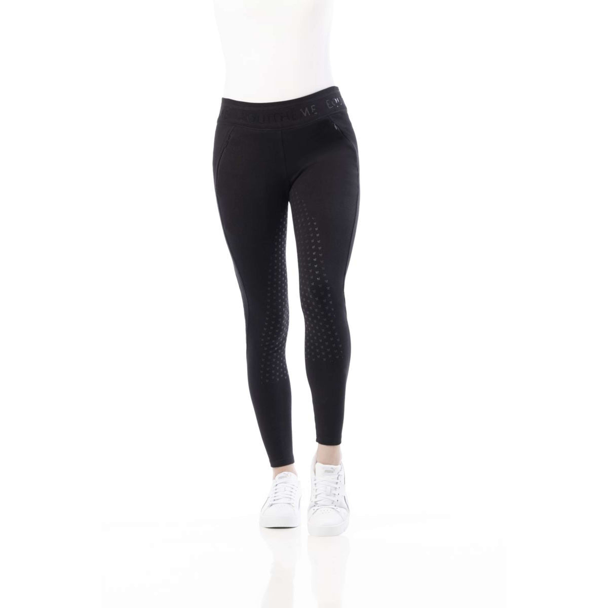 EQUITHÈME Legging d'Équitation Pamela Noir