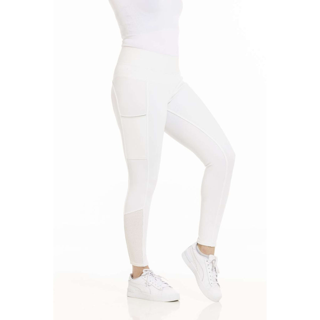EQUITHÈME Legging d'Équitation Brigitte Blanc