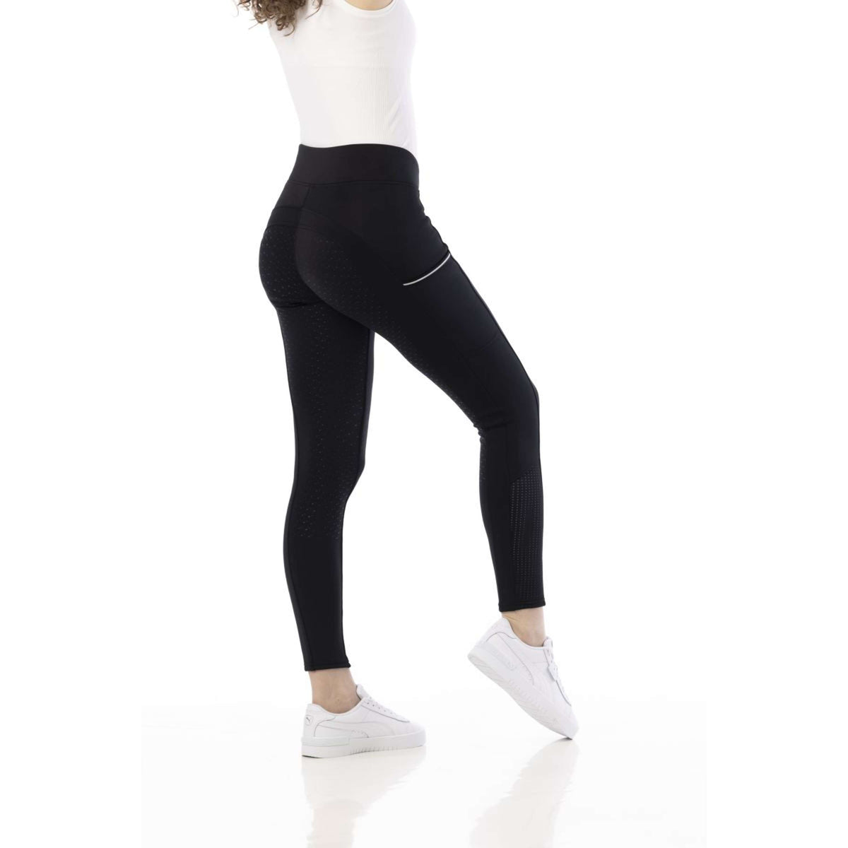 EQUITHÈME Legging d'Équitation Brigitte Noir