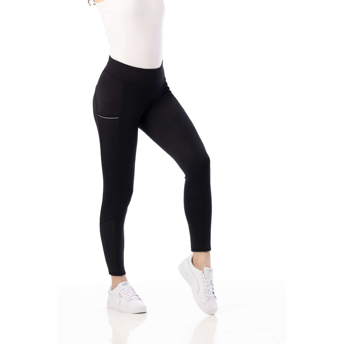 EQUITHÈME Legging d'Équitation Brigitte Noir