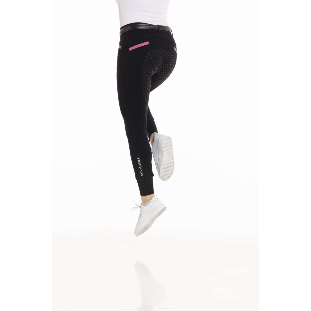 EQUITHÈME Pantalon d'Équitation Kylie Organic Cotton Noir