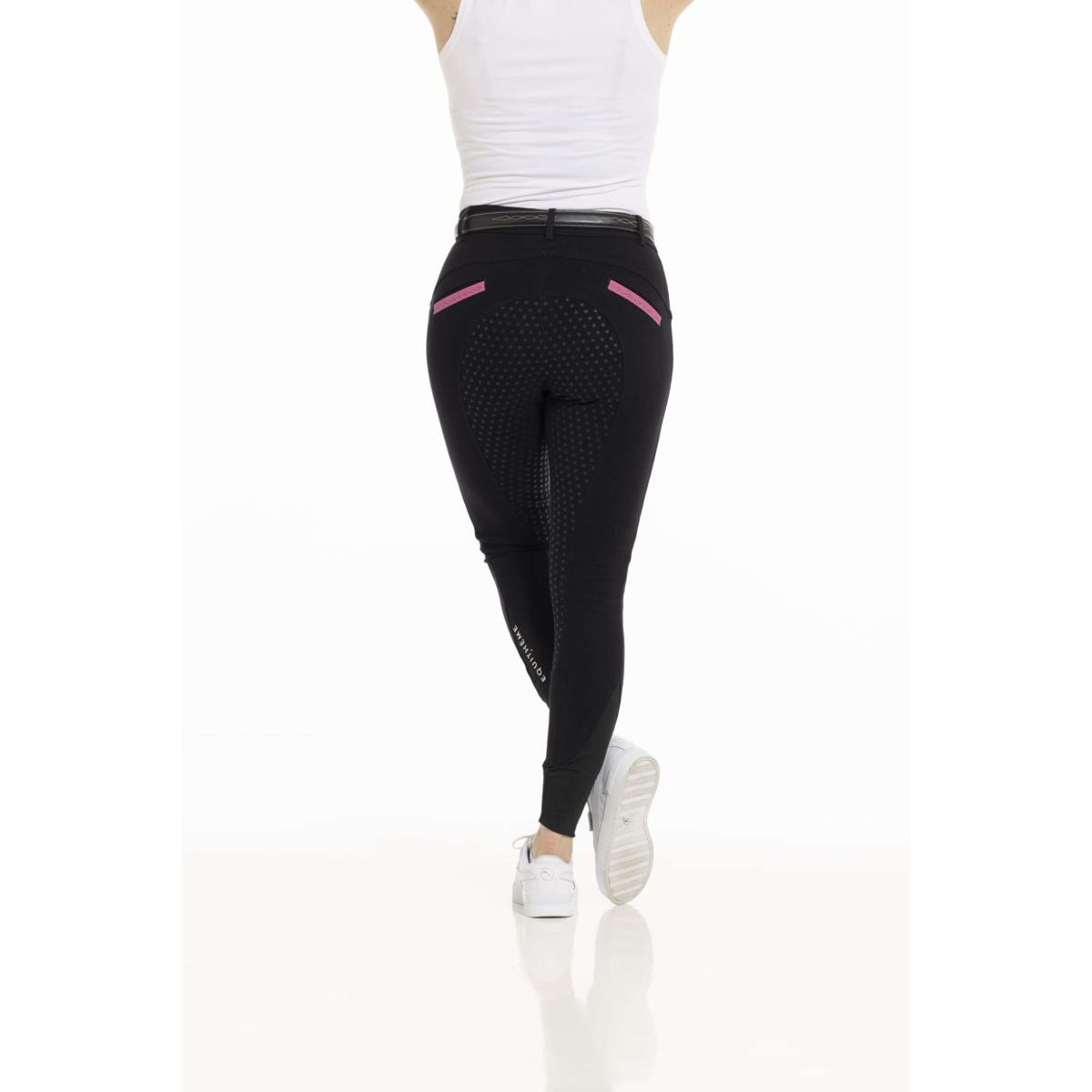 EQUITHÈME Pantalon d'Équitation Kylie Organic Cotton Noir