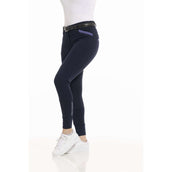 EQUITHÈME Pantalon d'Équitation Kylie Organic Cotton Marin