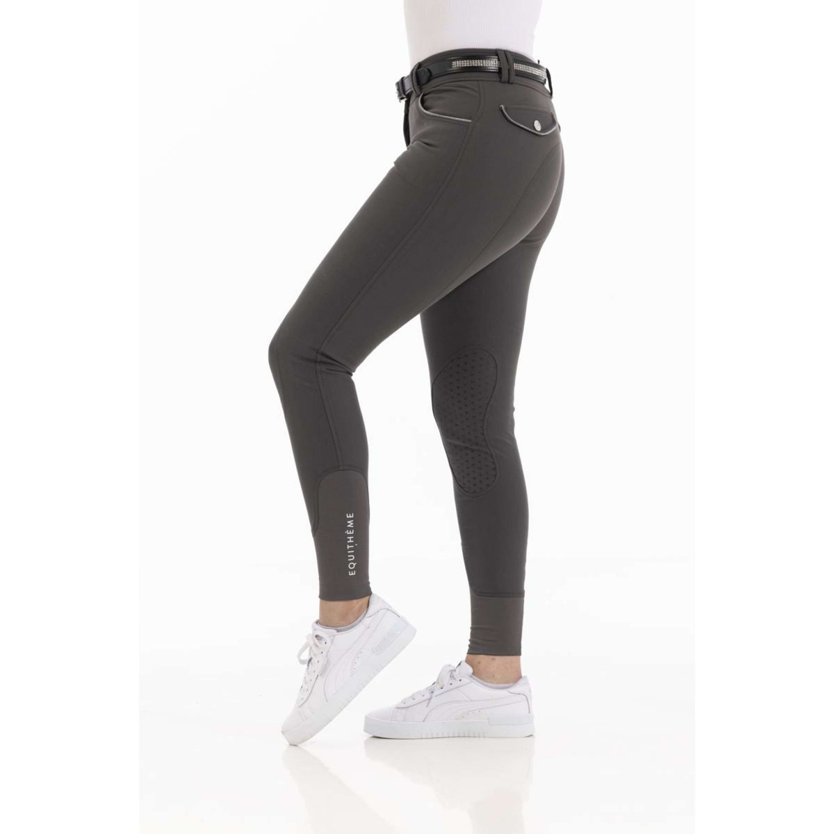 EQUITHÈME Pantalon d'Équitation Belinda Femmes Charbon