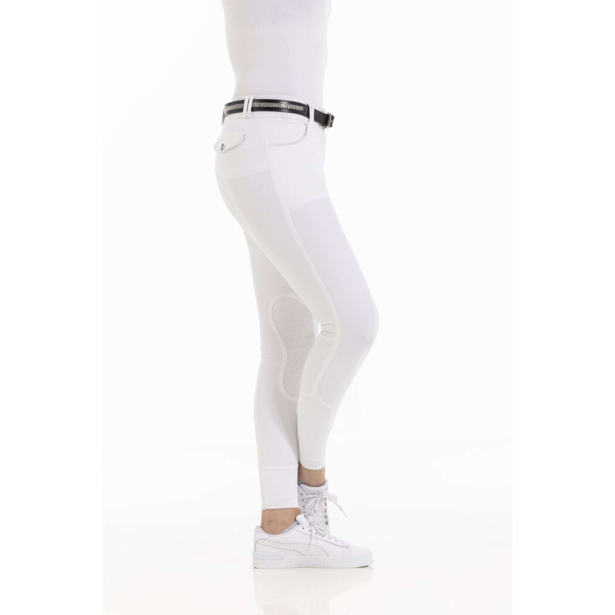 EQUITHÈME Pantalon d'Équitation Belinda Femmes Blanc