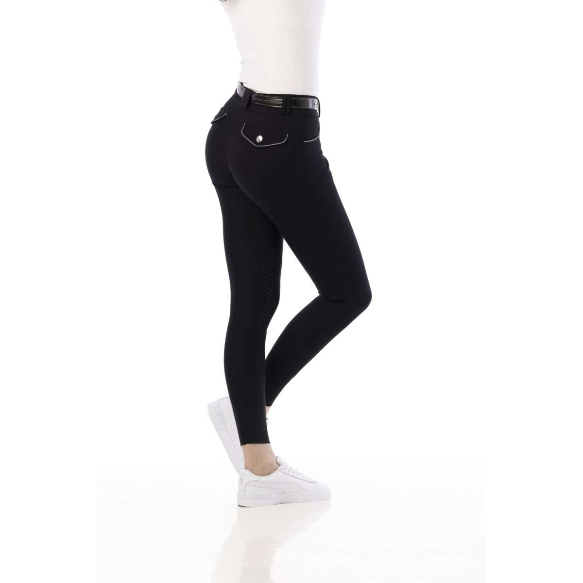 EQUITHÈME Pantalon d'Équitation Belinda Femmes Noir