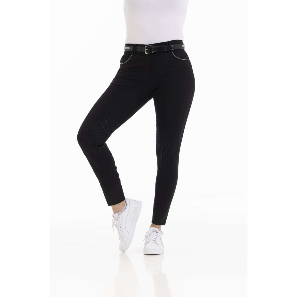 EQUITHÈME Pantalon d'Équitation Belinda Femmes Noir