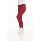 EQUITHÈME Pantalon d'Équitation Belinda Femmes Rouge