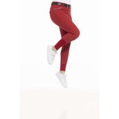 EQUITHÈME Pantalon d'Équitation Belinda Femmes Rouge