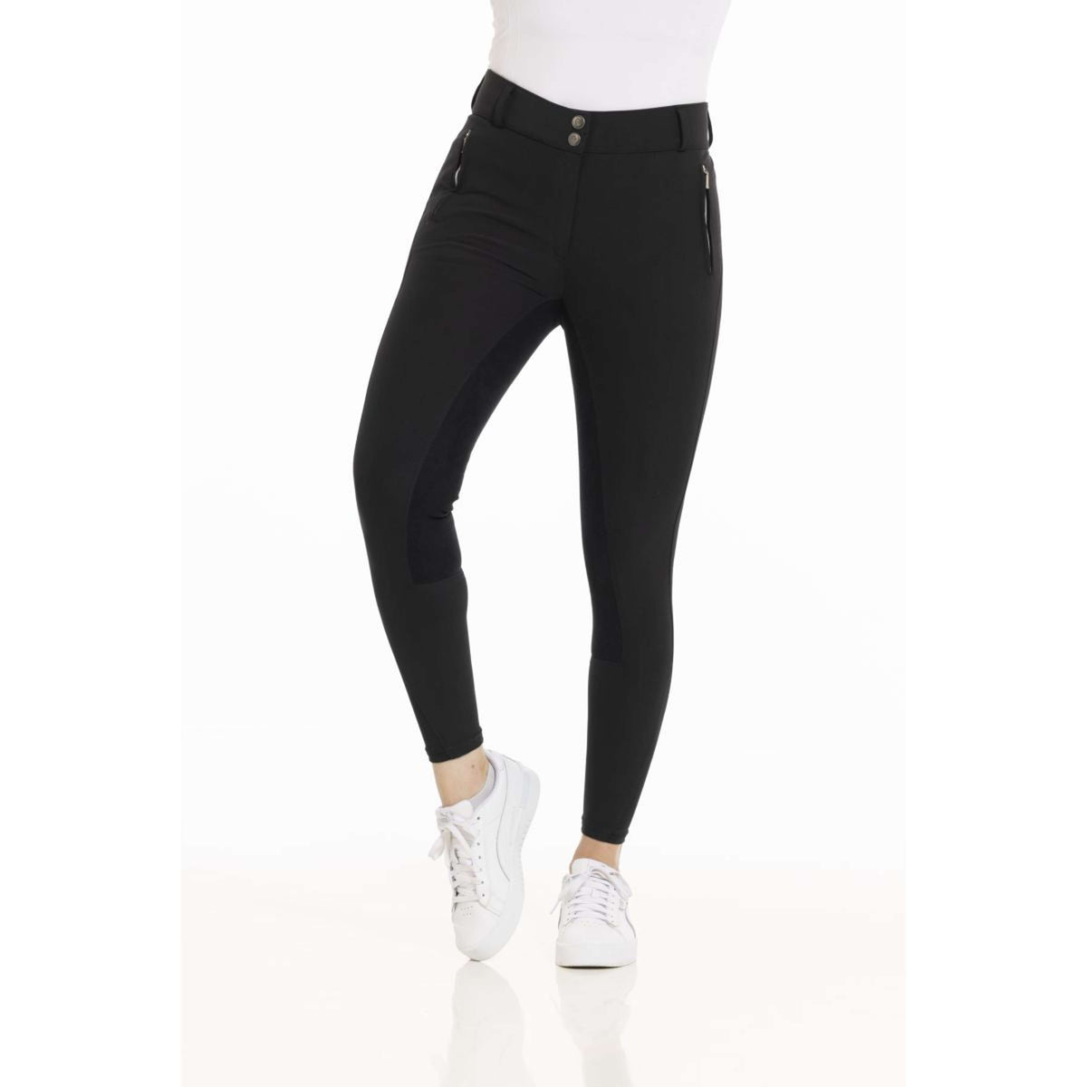 EQUITHÈME Pantalon d'Équitation Nicole Noir