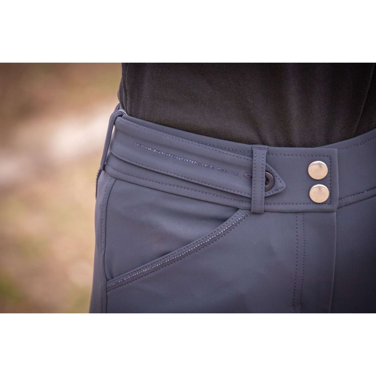 Pénélope Pantalon d'Équitation Elegance Femme Marin