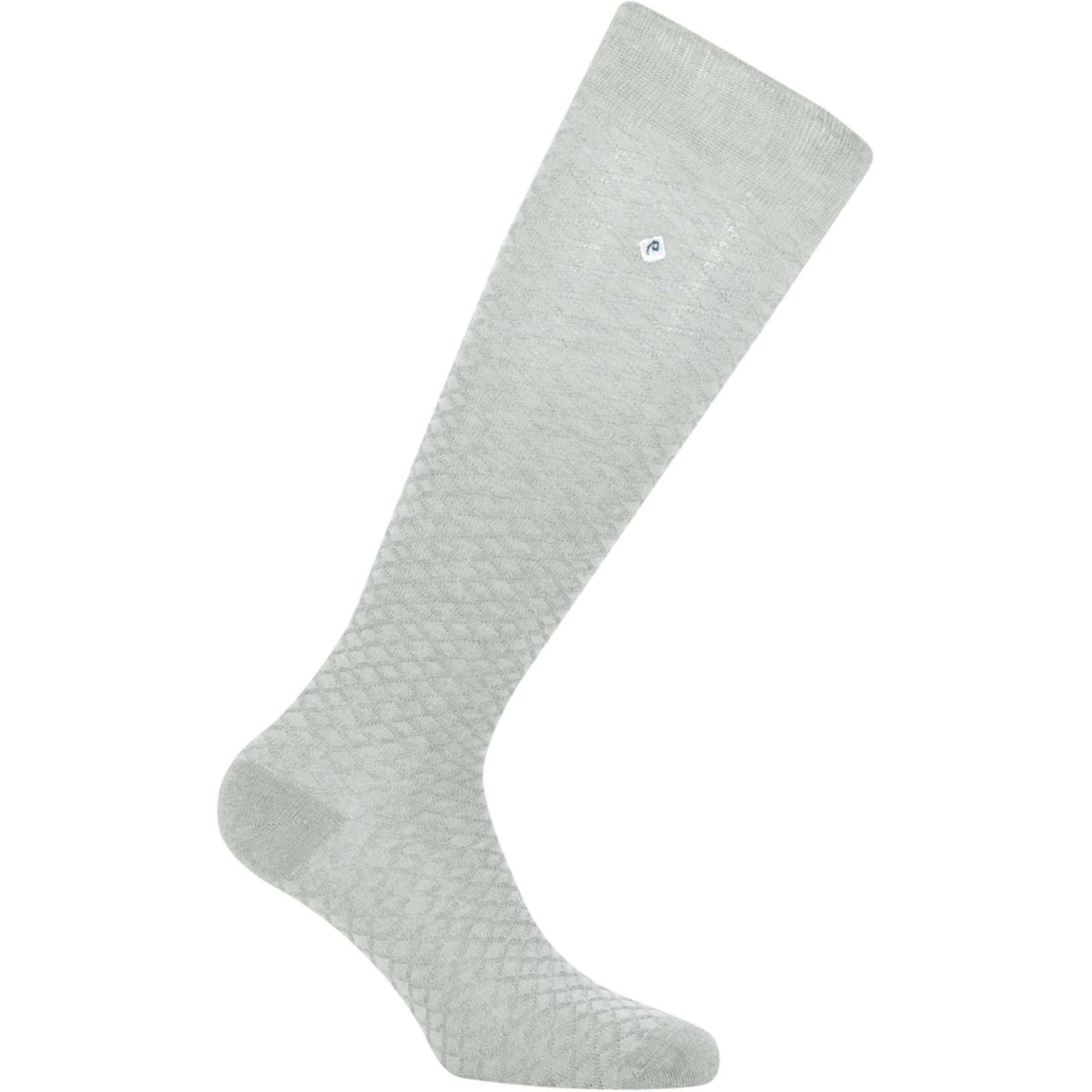 EQUITHÈME Chaussettes Argyle Gris