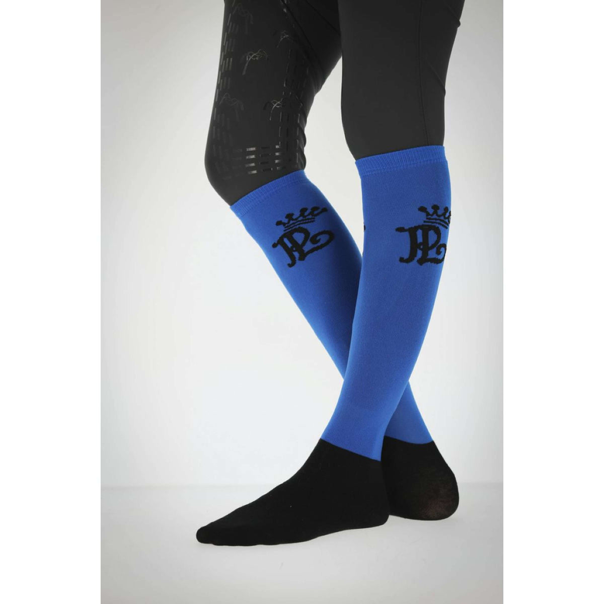 Pénélope Chaussettes d'Équitation Concours 2 Paar Bleu Royal