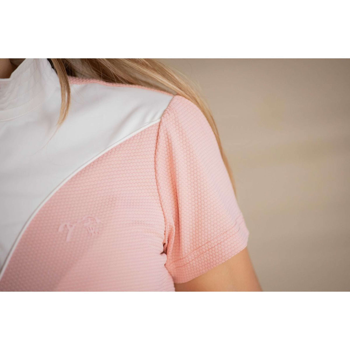 Pénélope T-shirt de Concours Las Honey Manches Courtes Rose