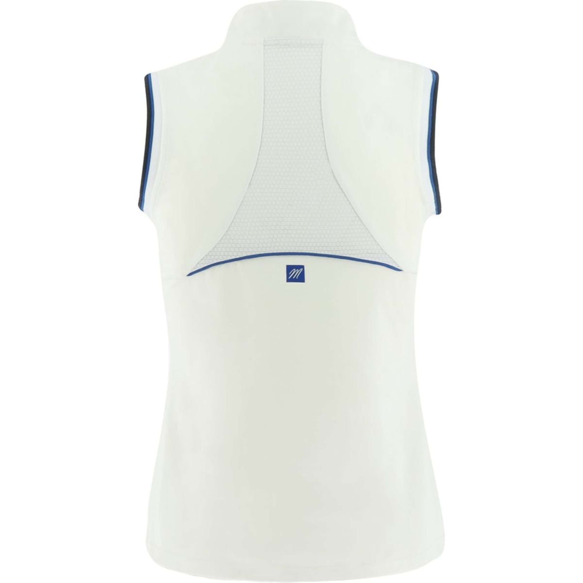 EQUITHÈME Polo Pro Sans Manches Femme Blanc